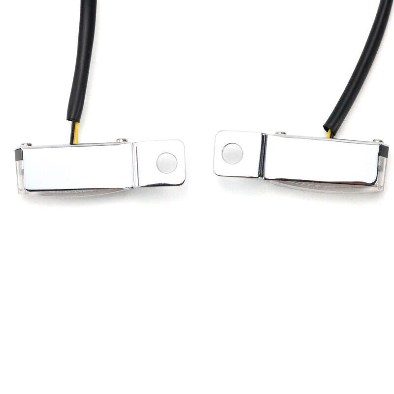 2pcs Mini Motorcycle Turn Signal Indicators Light Blinker Lamp for Harley XL ST