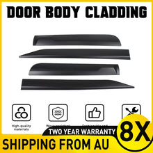 Load image into Gallery viewer, 8x Side Door Rugged Style Body Moulding Cladding For Toyota Hilux 15-20 NEW