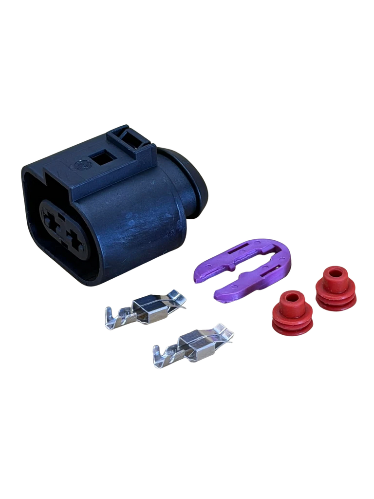 2 Pins Connector Plugs fits Volkswagen Audi 1J0973752