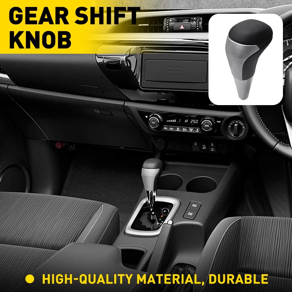SILVER GEAR SHIFT KNOB For Toyota Hilux 2016-22 /Fortuner/Prado/Tacoma 2005-2016