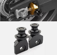 Load image into Gallery viewer, Black Rear Wheel Swingarm Spools Stand Slider For Honda CB650R CBR650R 2014-2020