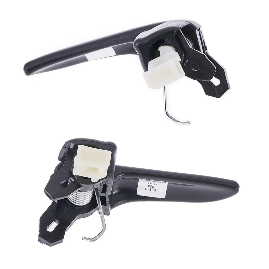 Door Handle Inner for Mazda 3 03-09 Set of 4 Black FRONT REAR LEFT+RIGHT