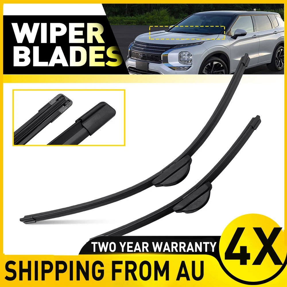 4x Front 26" + 18" WIPER BLADE FOR Mitsubishi Outlander 2012 -21 (ZJ, ZK, ZL)