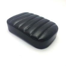 Load image into Gallery viewer, Black Motorcycle Seat Pad with 8 Suction Cups Pillion Pad For Harley Chopper ST