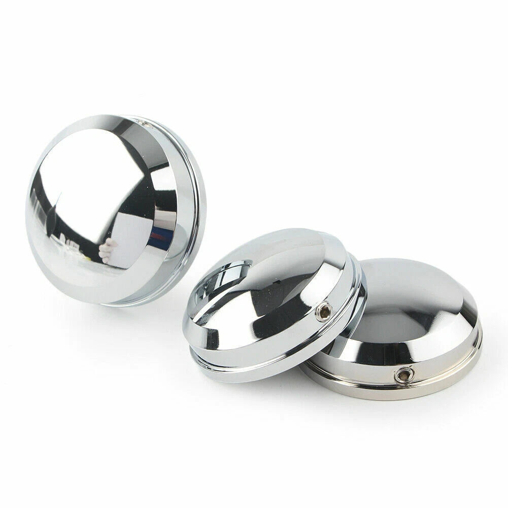 Upper Fork Stem Nut Covers Chrome For Harley FLS FLSS FLSTF FLSTFB FLSTFBS 90-17