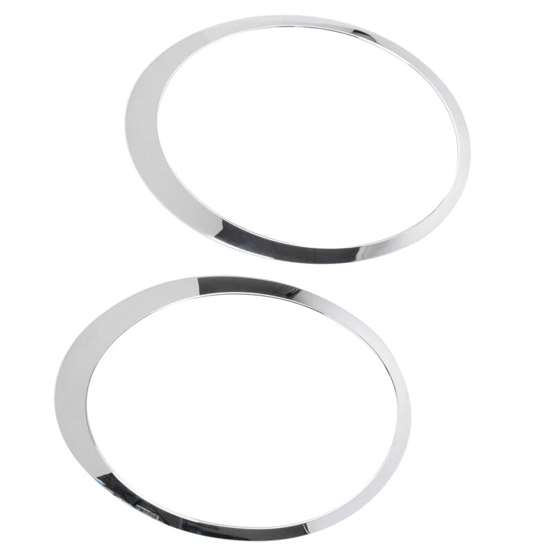 2PCS Left & Right Chrome Headlight Trim Ring For Mini Cooper R55 2007-2015 ST
