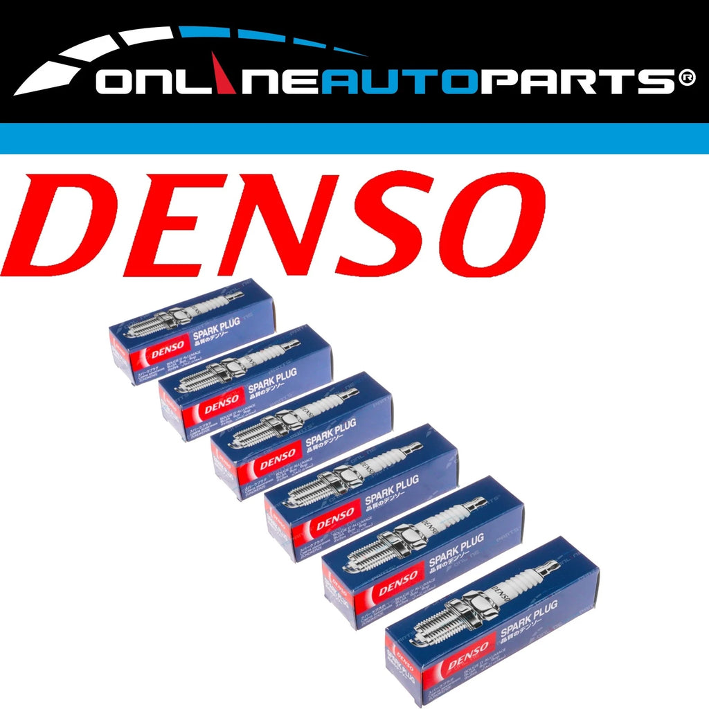 Set of 6 Denso Nickel Spark Plugs for Hyundai Tucson JM V6 2.7L G6BA 2004~2010