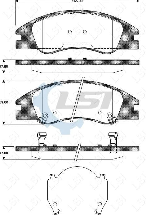 Front Bendix Brake Pads and Disc Rotors Set for Kia CERATO LD 2.0 2004-2008