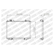 DENSO Radiator A221-A340