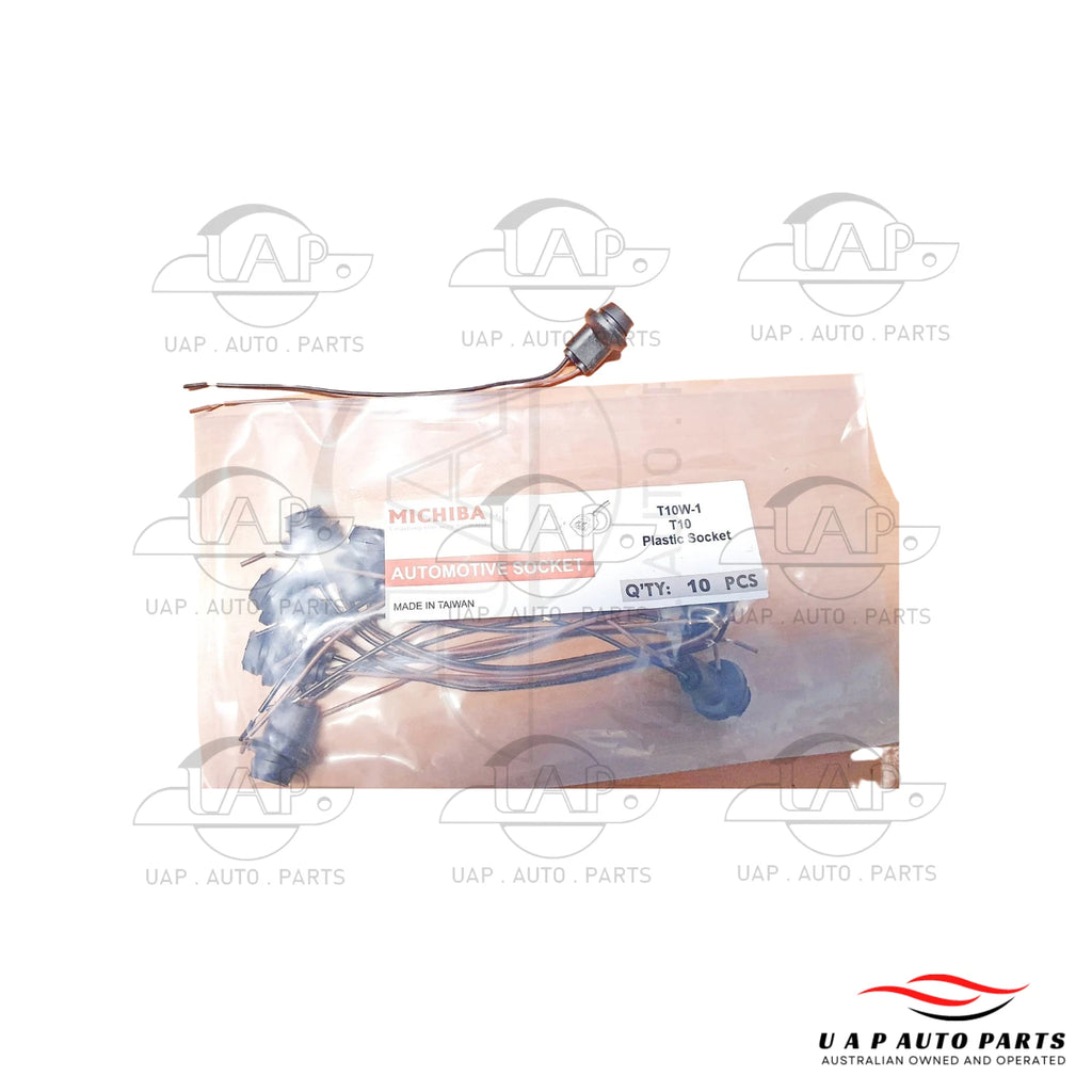 T10-1 W5W Wedge LED Globe Holder Rubber Connector Socket Car 10pcs/pack