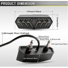 Load image into Gallery viewer, Motorcycle LED Tail Light Rear Brake Turn Signal For Honda Grom MSX 125 CBR650F