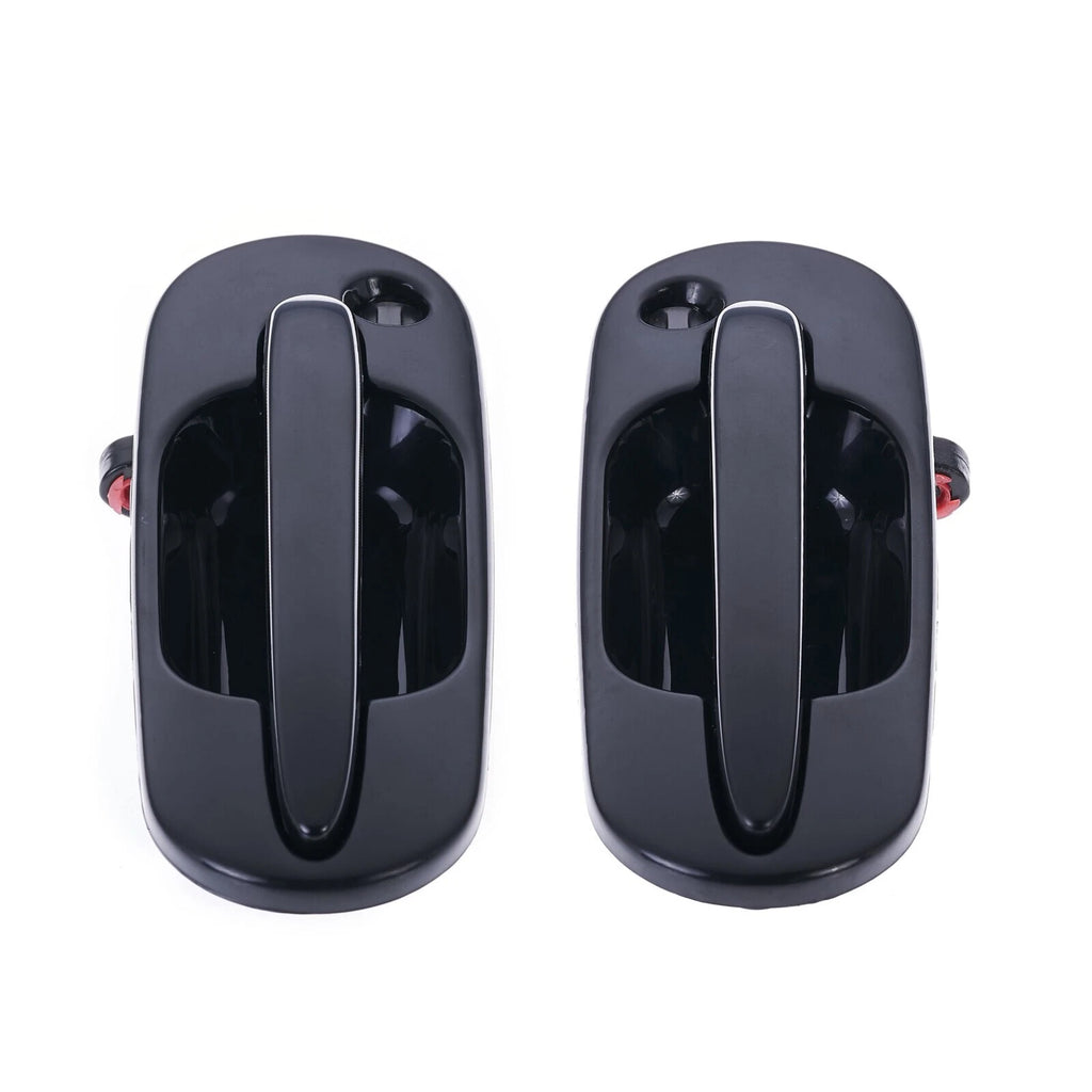 Door Handle Outer for Honda CR-V RD 97-01 Set of 2 Black FRONT LEFT+RIGHT