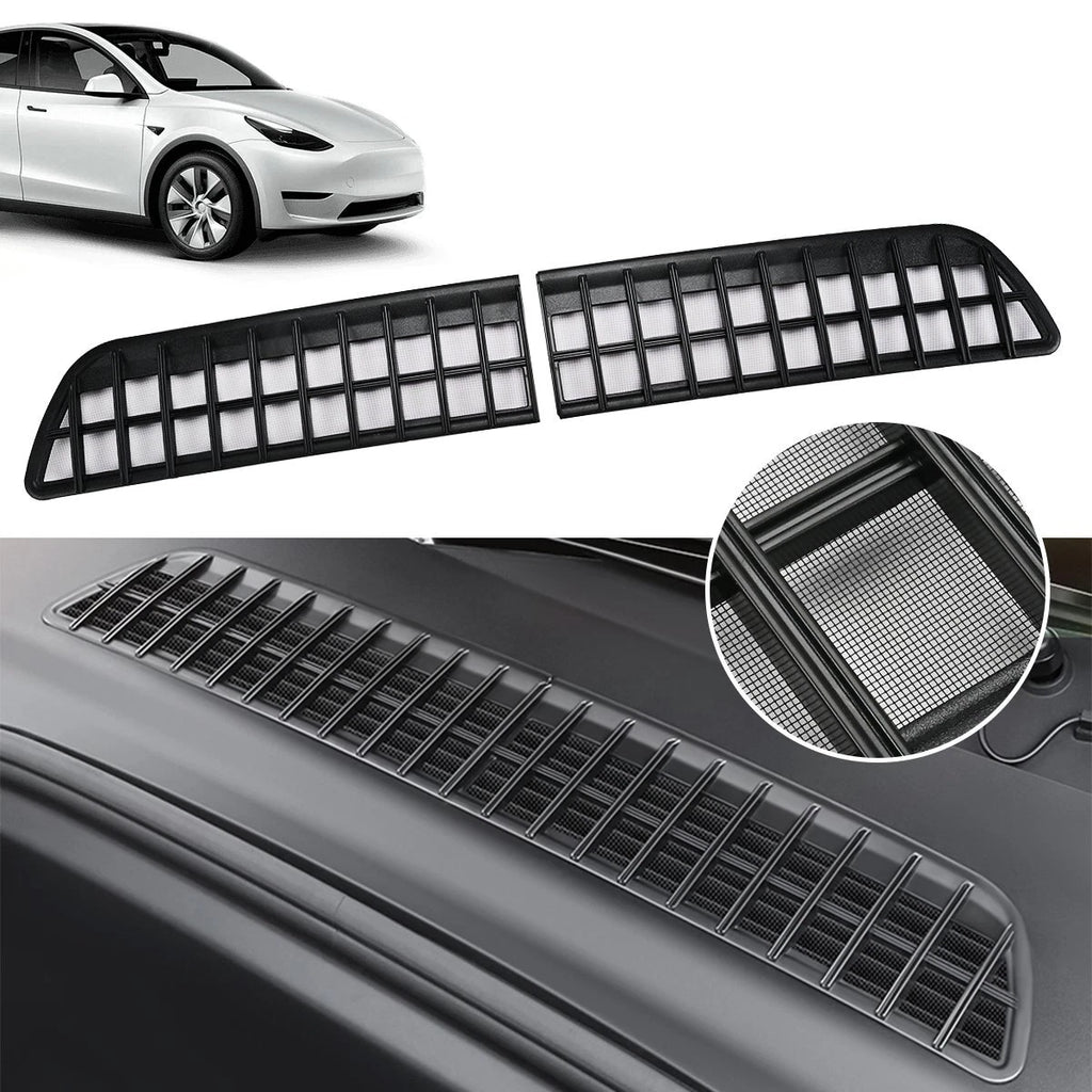 Air Flow Intake Vent Grille Protection Inlet Cover Leaf Guard For Tesla Model Y
