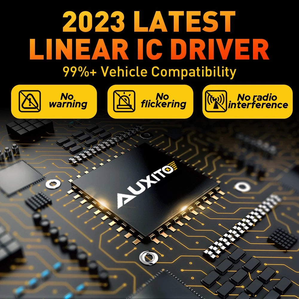 2X H7 Car LED Headlight 120W Globes 18000LM Xenon 6000K Bulbs White Beam 12V