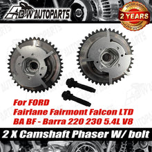 Load image into Gallery viewer, 2PCS CAMSHAFT PHASERS FOR FORD Falcon BA BF Barra 220 230 5.4L V8 2002-2008