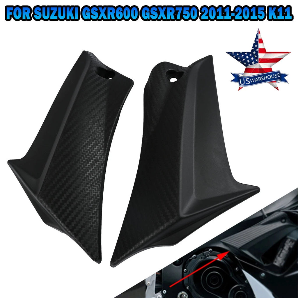 Tank Side Trim Cover Panel Fairing Cowl For Suzuki GSXR600 GSXR750 2011-2015 K11
