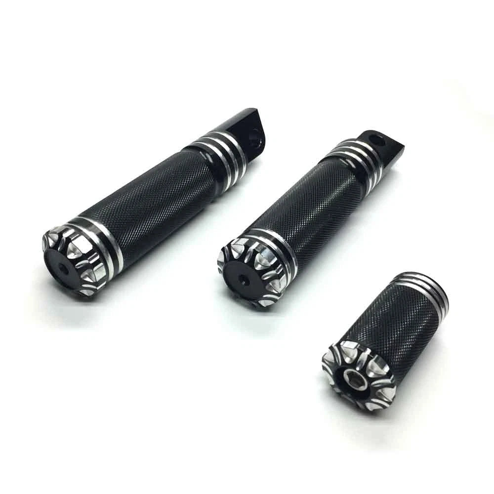 3x Shift Lever Shifter Peg + Foot Pegs For Harley Sportster XL883 1200 V-Rod CAO