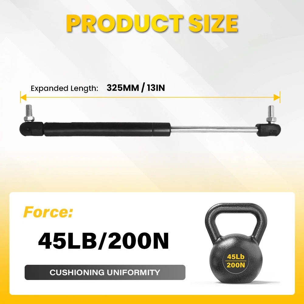 Gas Struts 300mm-200N x2 (8mm Shaft) Caravans, Canopy, Trailers, Toolboxes strut