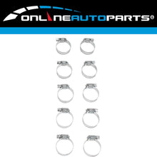 Load image into Gallery viewer, 10 x Perforated Part Stainless 17-38mm Hose Clamps Bulk Buy