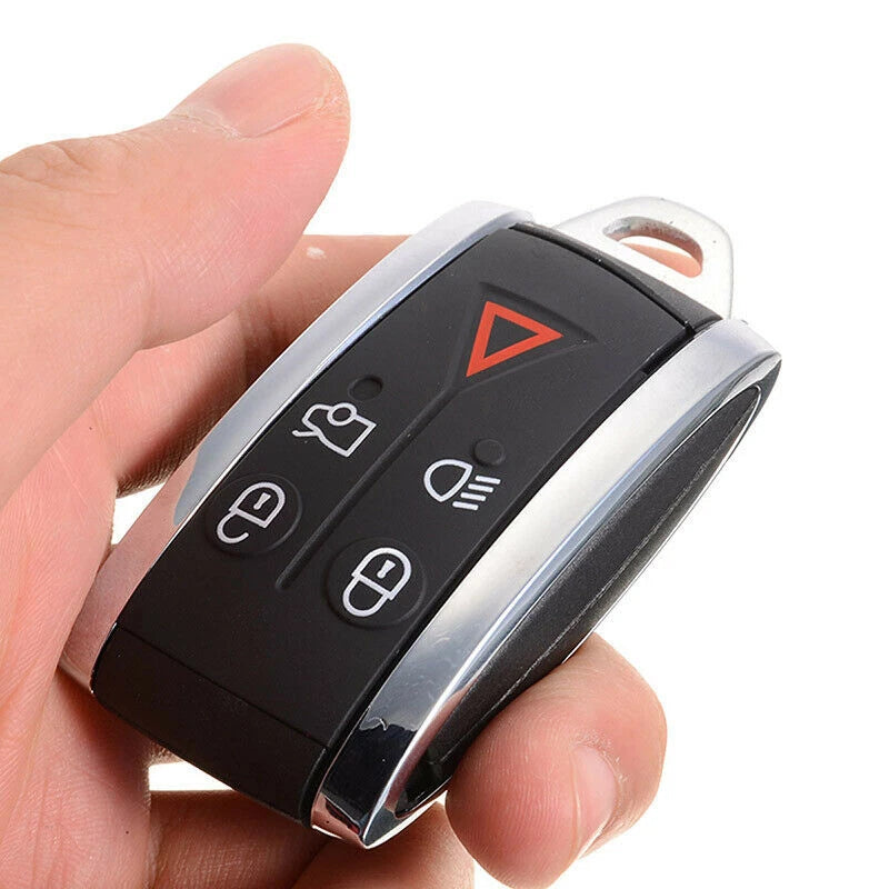 5 Buttons Uncut Remote Key Cover Case Fob Repaace For Jaguar XF XK XKR S X Type