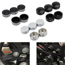 Load image into Gallery viewer, 5X CNC Rear Axle Cover Nut Bolt Caps Chrome For Harley Sportster XL1200 883 04+