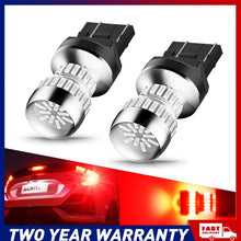 Load image into Gallery viewer, 2X T20 7443 7440 RED LED CAR BRAKE STOP TAIL LIGHT BULB GLOBES 54SMD 4014 NEWA