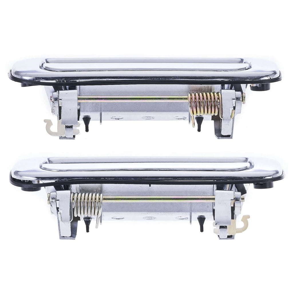 4pc Front Rear Left & Right Outer Door Handle Chrome For Toyota Landcruiser J80