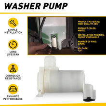 Load image into Gallery viewer, 2x Windscreen Washer Pump Wiper Motor Front for Nissan Patrol GU Y61 1997- 04 A