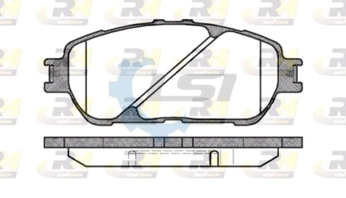 Front Bendix Brake Pads and Rotors Set for Toyota TARAGO ACR30R 6/2003-2005