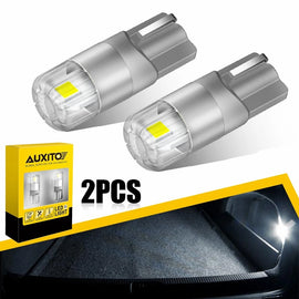 2pcs T10 194 168 2smd White Car LED Wedge Interior Side Light Bulb Lamp Parking