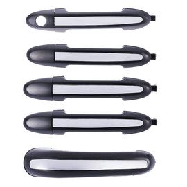 5pc Front Rear Right Left & Tailgate Outer Door Handle For Hyundai Santa Fe CM