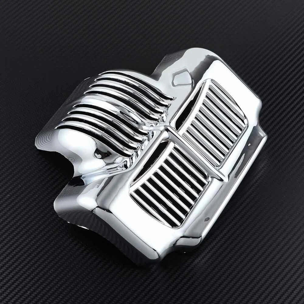Chrome Oil Cooler Cover For Harley Touring Electra Street Glide Road King 11-15