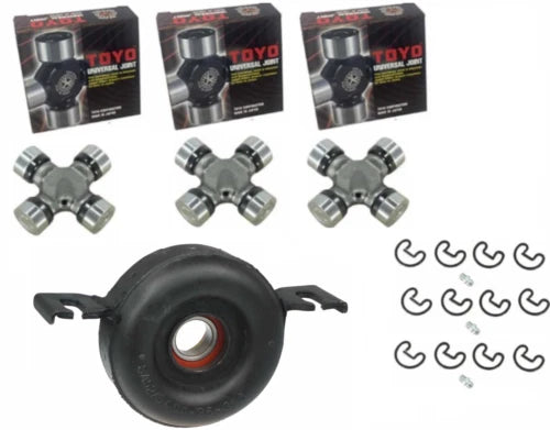 Centre Bearing+Universal Joints for Ford Courier PE PG PH 4WD Rear Shaft