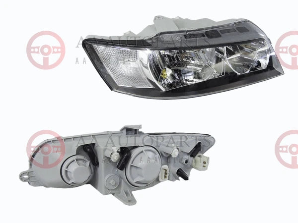 Replacement Black Headlights Pair For Holden Commodore VZ SS SV6 New
