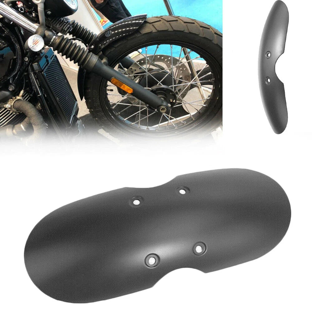 Motorcycle Front Fender Mudguard Matte Black for Triumph Bonneville T100 01-16 S