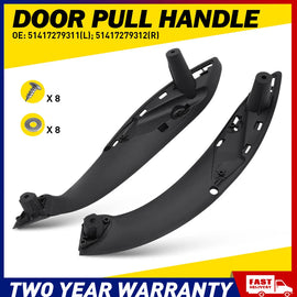 2pcs Front Inner Interior Trim Door Pull Handle for BMW F30 F80 F31 M3 2013-2019