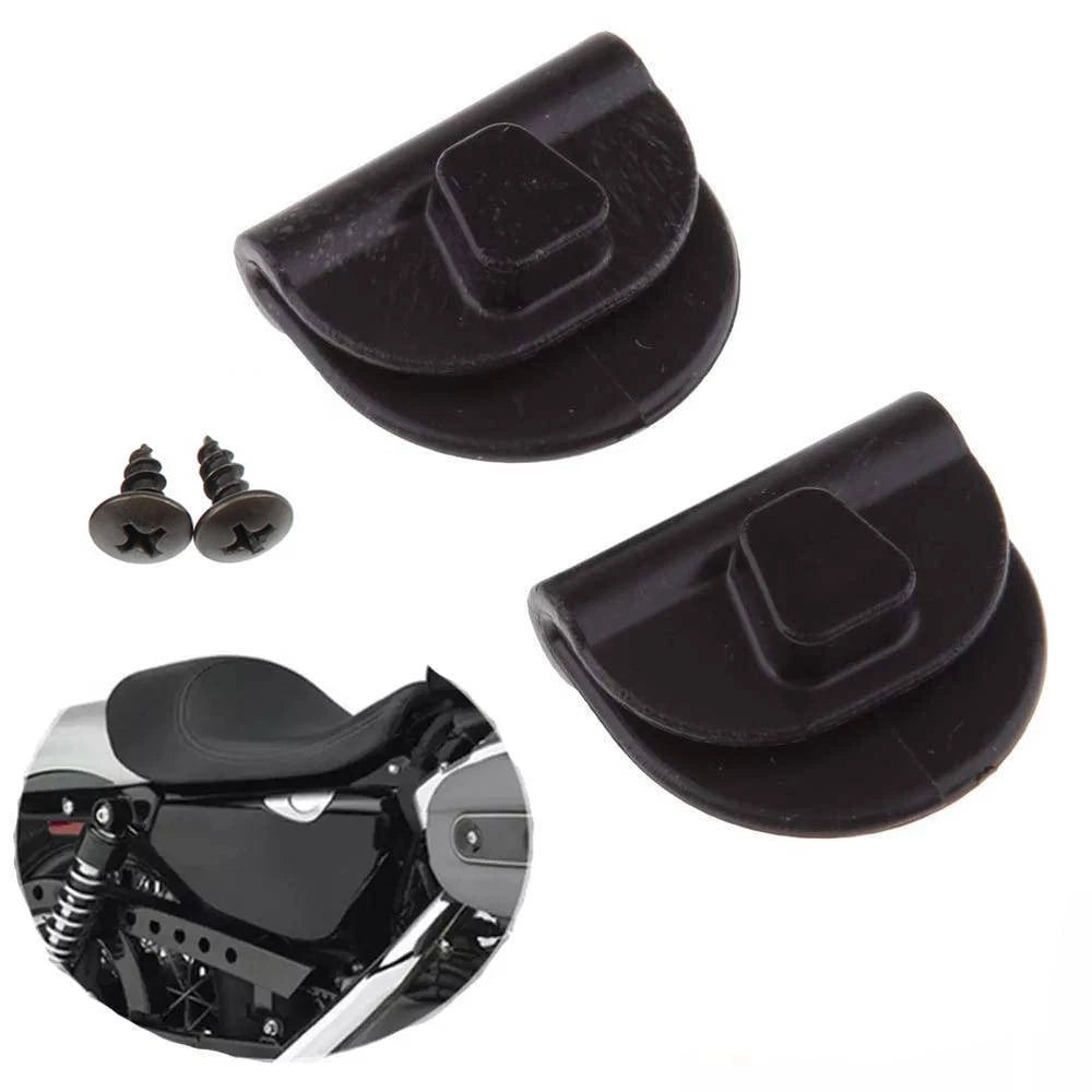 ABS Plastic Black Battery Cover Clips For Harley for Sportster XL883 1200 04-18