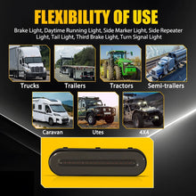Load image into Gallery viewer, 5" LEDs TRAILER TAIL LIGHT KIT 2x PLUG 4 CORE WIRE CARAVAN BOAT UTE Waterproof