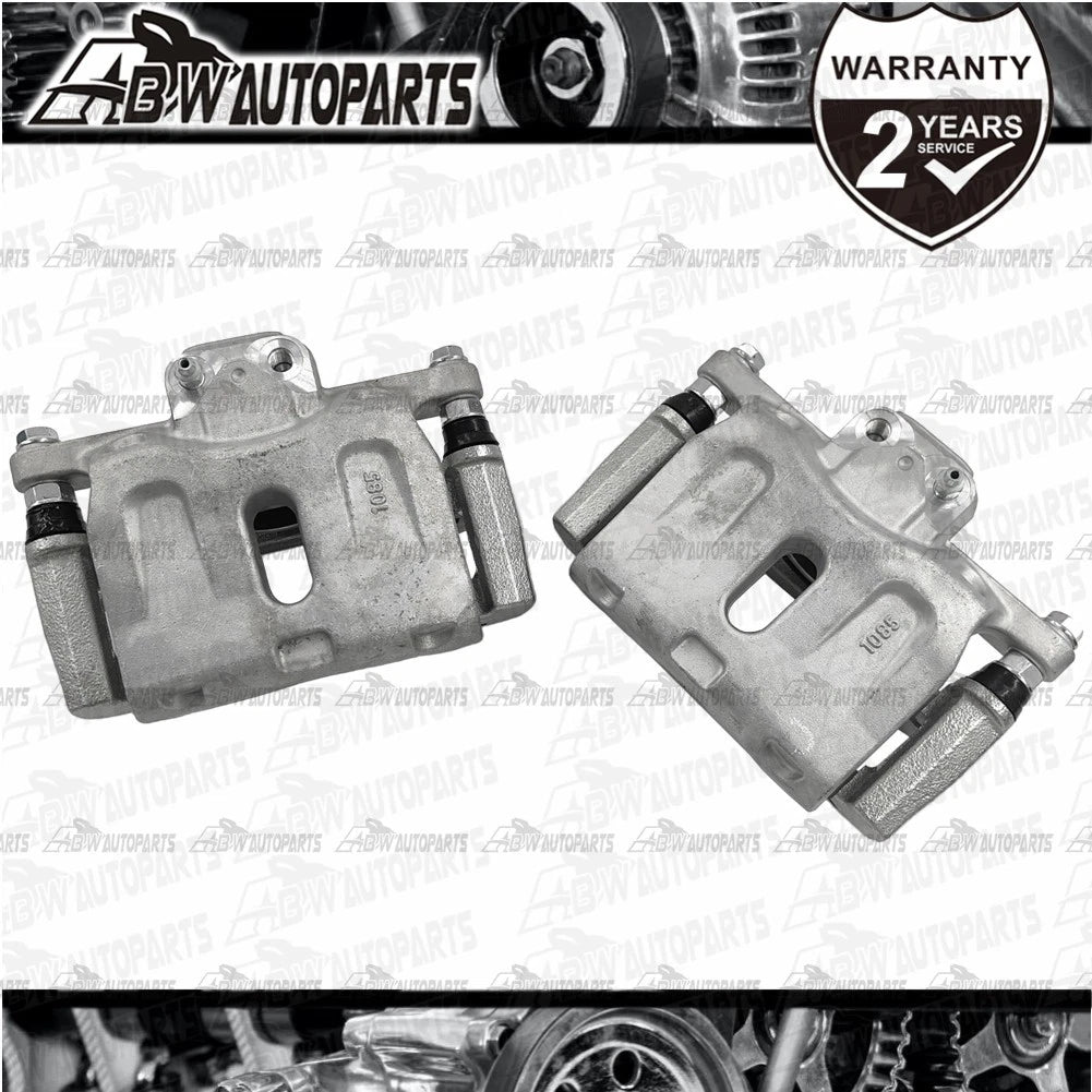 Pair Rear Brake Caliper For Ford Territory SX SY SZ Falcon BA BF FG 328mm Rotors