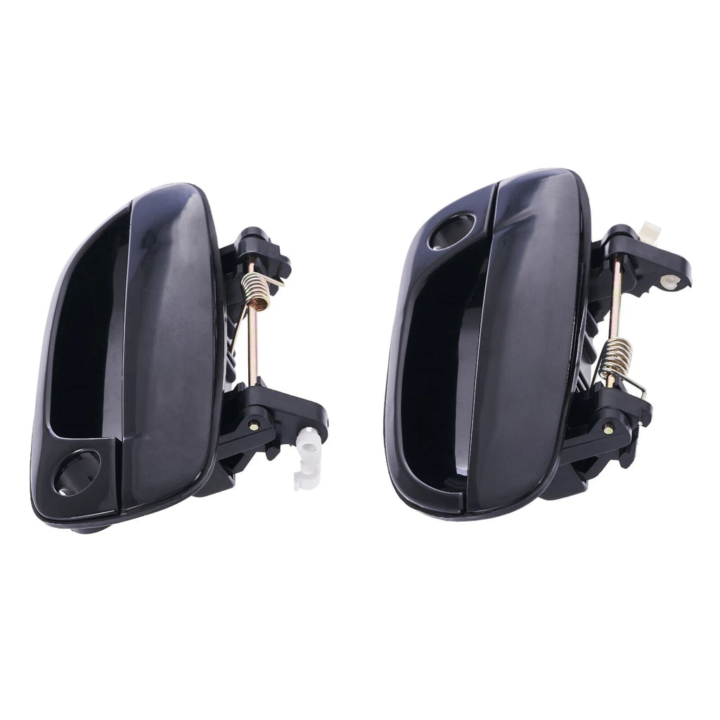 Door Handle Outer for Hyundai Accent LC 00-06 Set of 2 Black FRONT LEFT+RIGHT