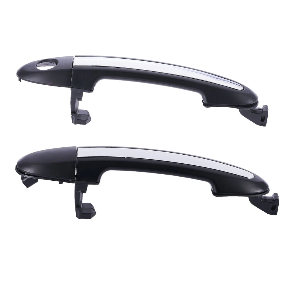 2pc Front Left & Right Outer Door Handle Chrome For Hyundai Santa Fe CM 2005 -12