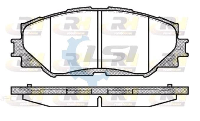 Front Bendix Brake Pads and Disc Rotors Set for Toyota RUKUS AZE151 2010-18