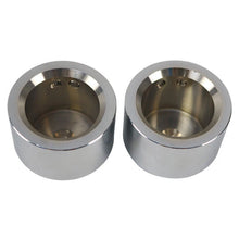 Load image into Gallery viewer, Chrome Front Axle Nut Covers Cap Kit for Harley Sportster 1200 883 Softail Dyna