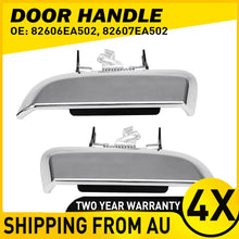 Load image into Gallery viewer, 4x For Pathfinder R51 2005-13 Chrome 82606EA502 Rear Right Outer DoorHandle
