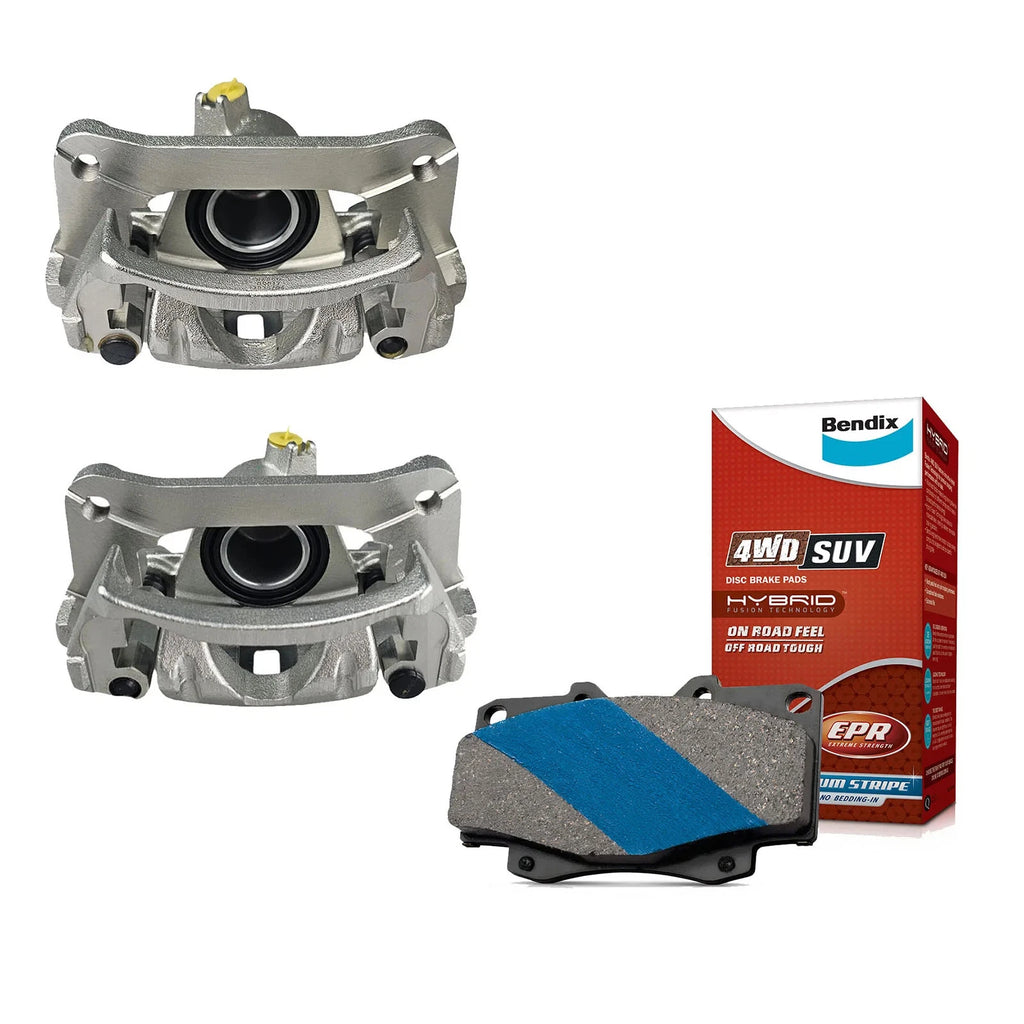 2 x Rear Disc Calipers with Brake Pad for Toyota Landcruiser VDJ79 HZJ75 HZJ80
