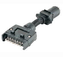 Load image into Gallery viewer, 7 Pin Flat to 7 Pin Small Round Trailer Connector Adaptor Plug ARK Premium