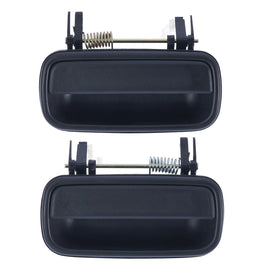 Door Handle Outer for Toyota Hilux 97-05 Set of 2 Black REAR LEFT+RIGHT