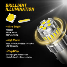 Load image into Gallery viewer, 2-10x NEW BAY15D 1157 P21/5W White 23SMD LED BRAKE STOP TAIL LIGHT BULB GLOBE A