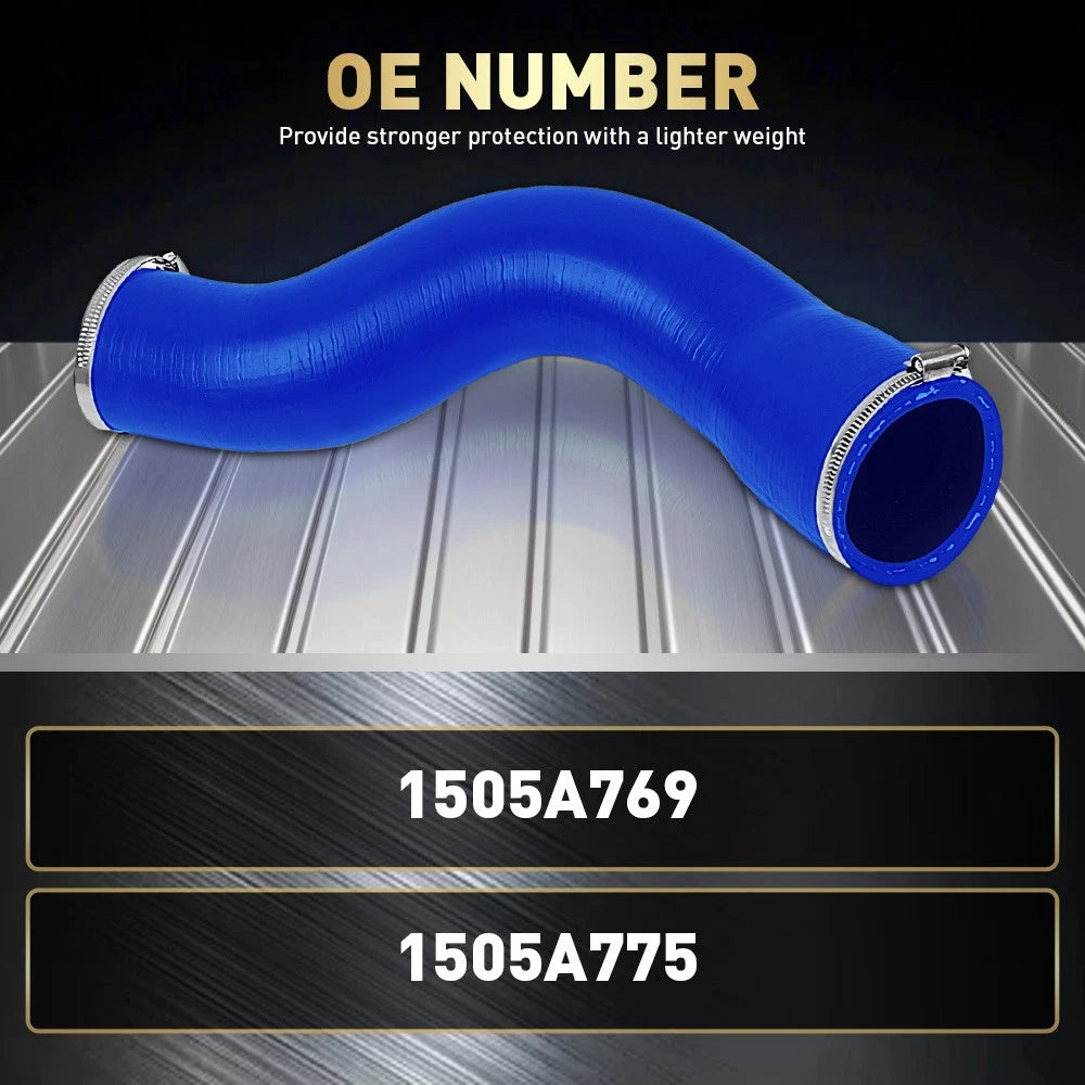 2x Intercooler Air Hose Cold & Hot Side For Mitsubishi Triton MQ MR Pajero Sport