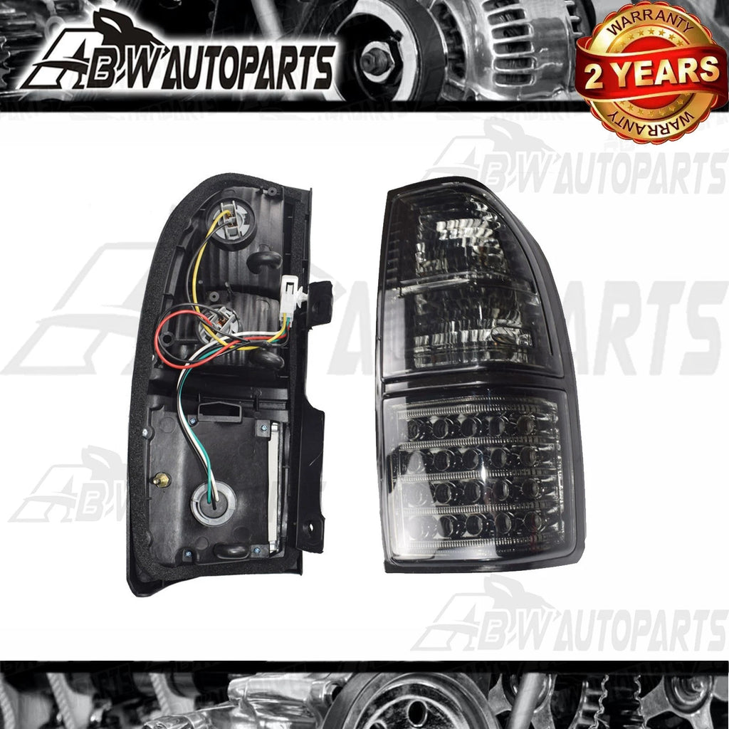 Pair LED Smoked Tail Light Fit Toyota Land Cruiser Prado J90 J95 1995-2003